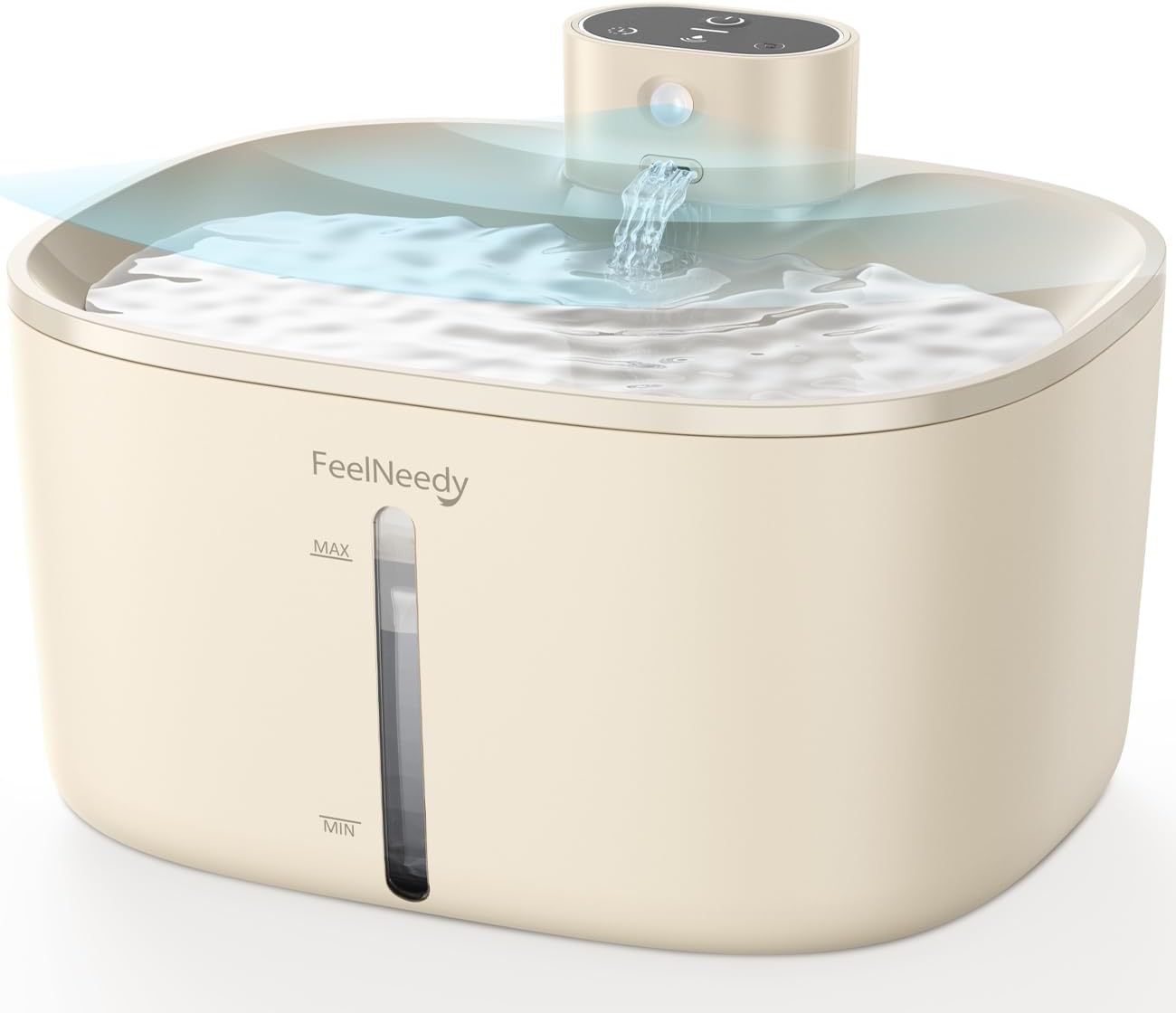 FEELNEEDY 135 fl oz 4L Battery Operated Pet Water Fountain with Pump F feelneedy