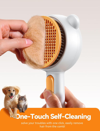 FEELNEEDY FN-C16 Pet Steam Brush for Dogs & Cats