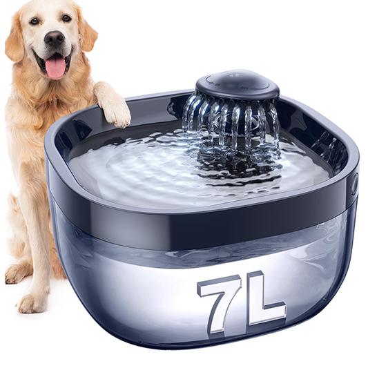 FEELNEEDY 7L/1.8Gal Water Fountain for Large Dog