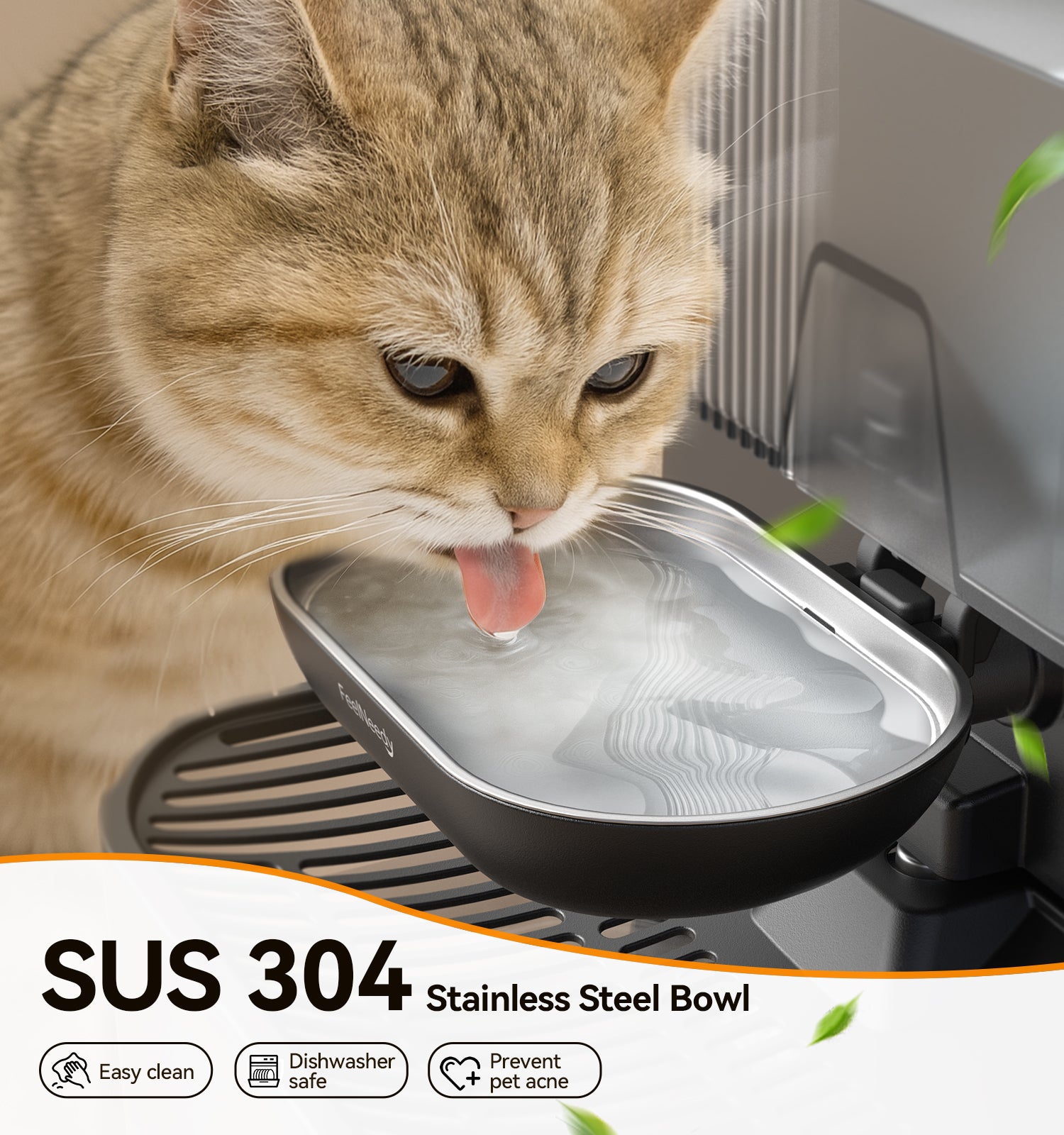 Fontaine新品3個 FEELNEEDY US FN-W15 Cat Water Fountain No Filters, Wastewater