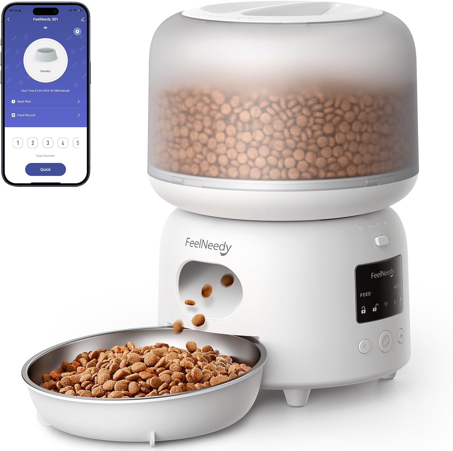 Automatic cat feeder wifi hotsell