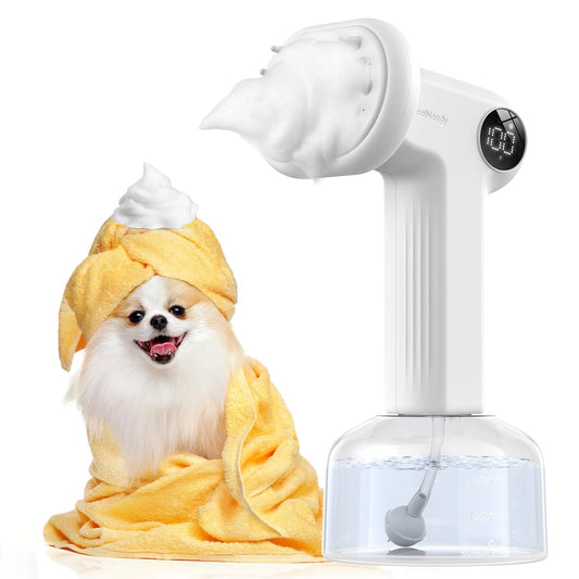 Feelneedy Automatic Foaming Soap Dog Bath Brush