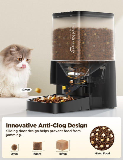 FEELNEEDY 303 5L Automatic Cat Feeder with APP Control for Remote Feeding