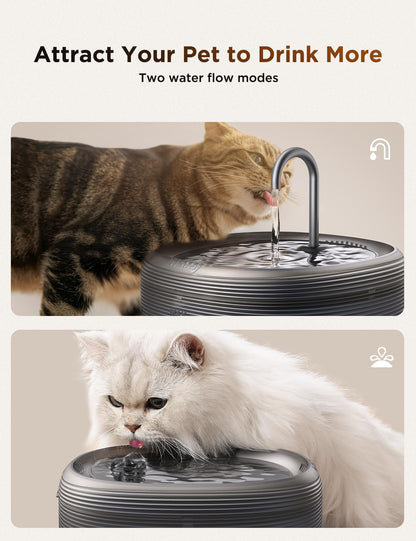 FEELNEEDY 108 fl oz/3.2L Automatic Cat Water Fountain