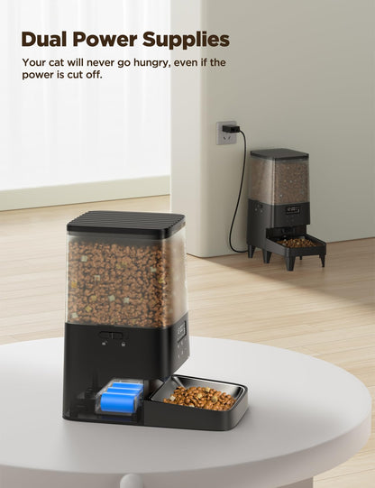 FEELNEEDY 303 5L Automatic Cat Feeder with APP Control for Remote Feeding